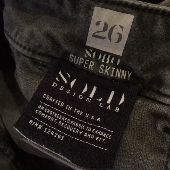 Design Lab Jeans Green Denim Super Skinny - Picture 6 of 7